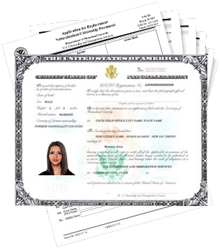 Naturalization Certificate Application